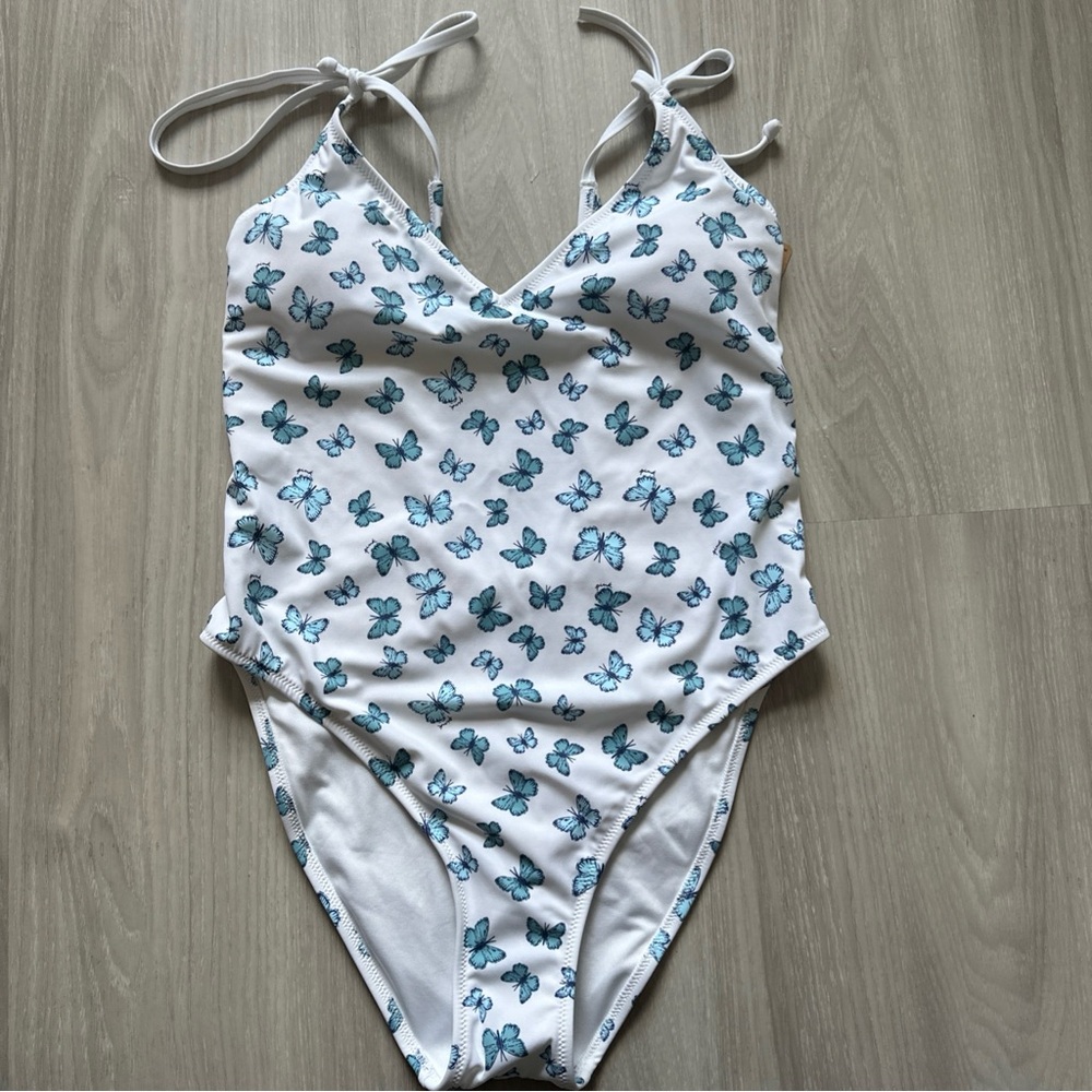 Butterfly Print Swimsuit